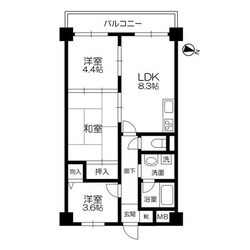 クラウンハイム菅原の物件間取画像